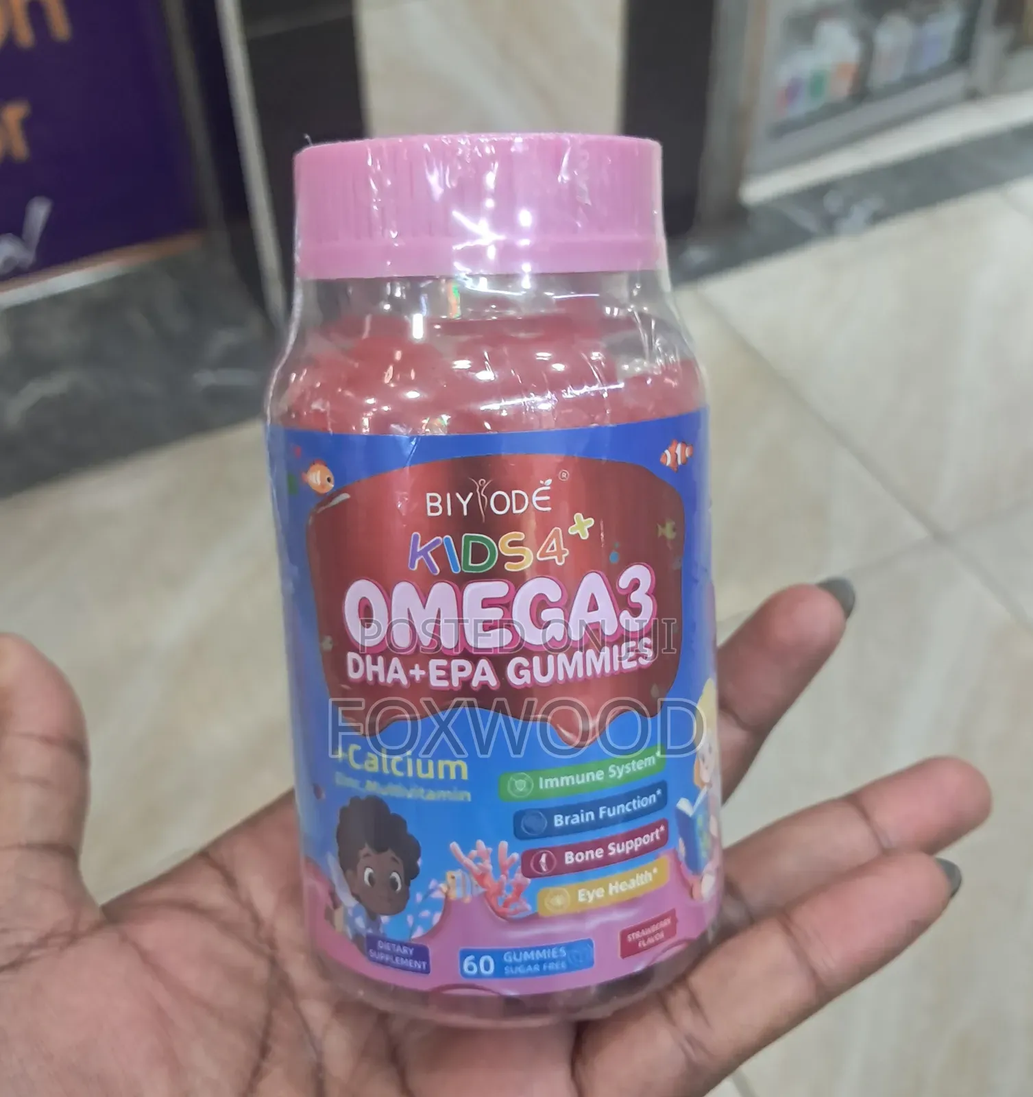 Kids 4+ Omega-3 DHA+EPA Gummies