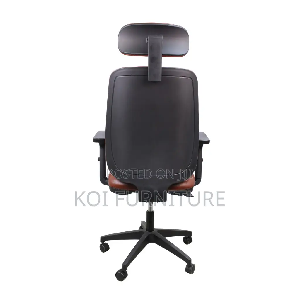 Office Chair : Camel-Colored Executive Ergonomic Office Chair