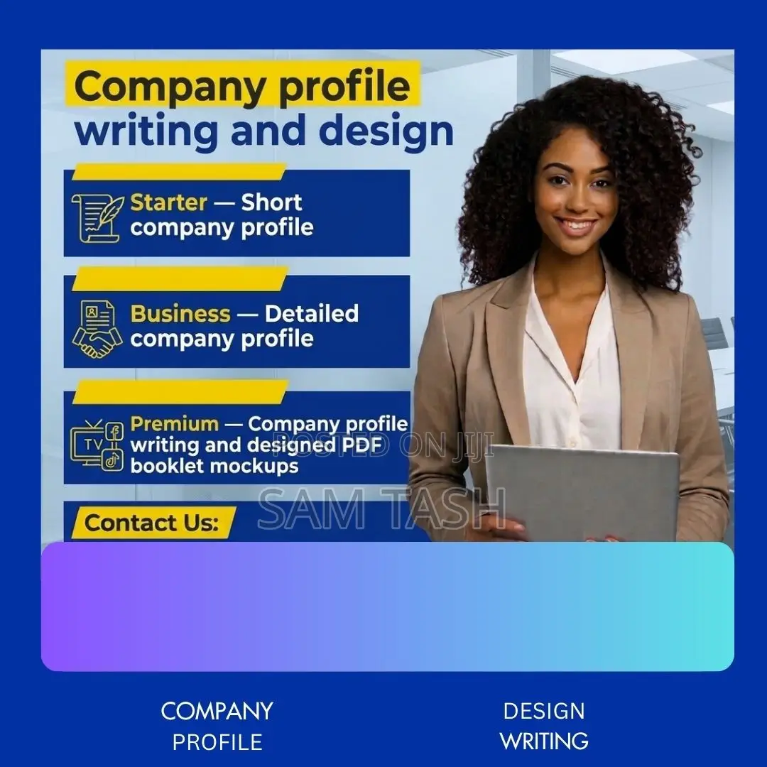 Company Profile Writing and Design