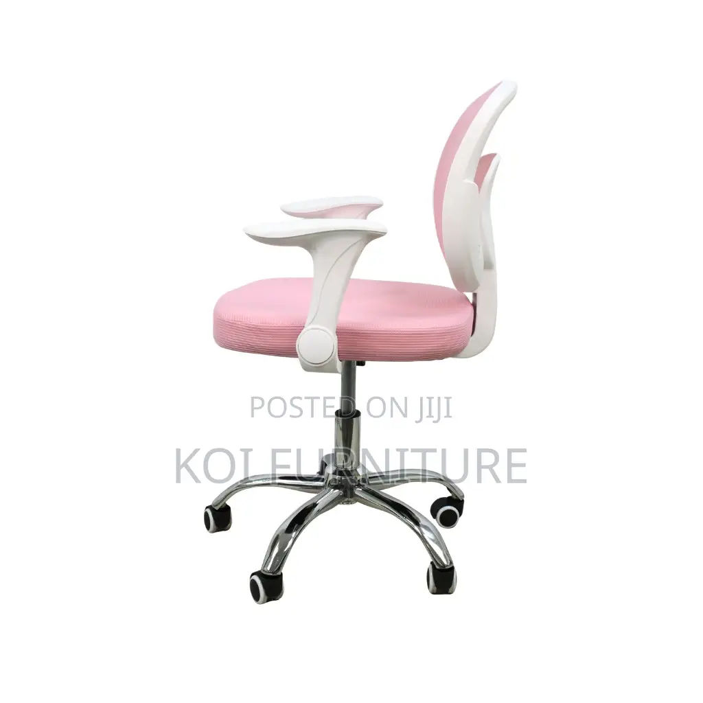 Office Chair : Pink Ergonomic Mesh Study Chair