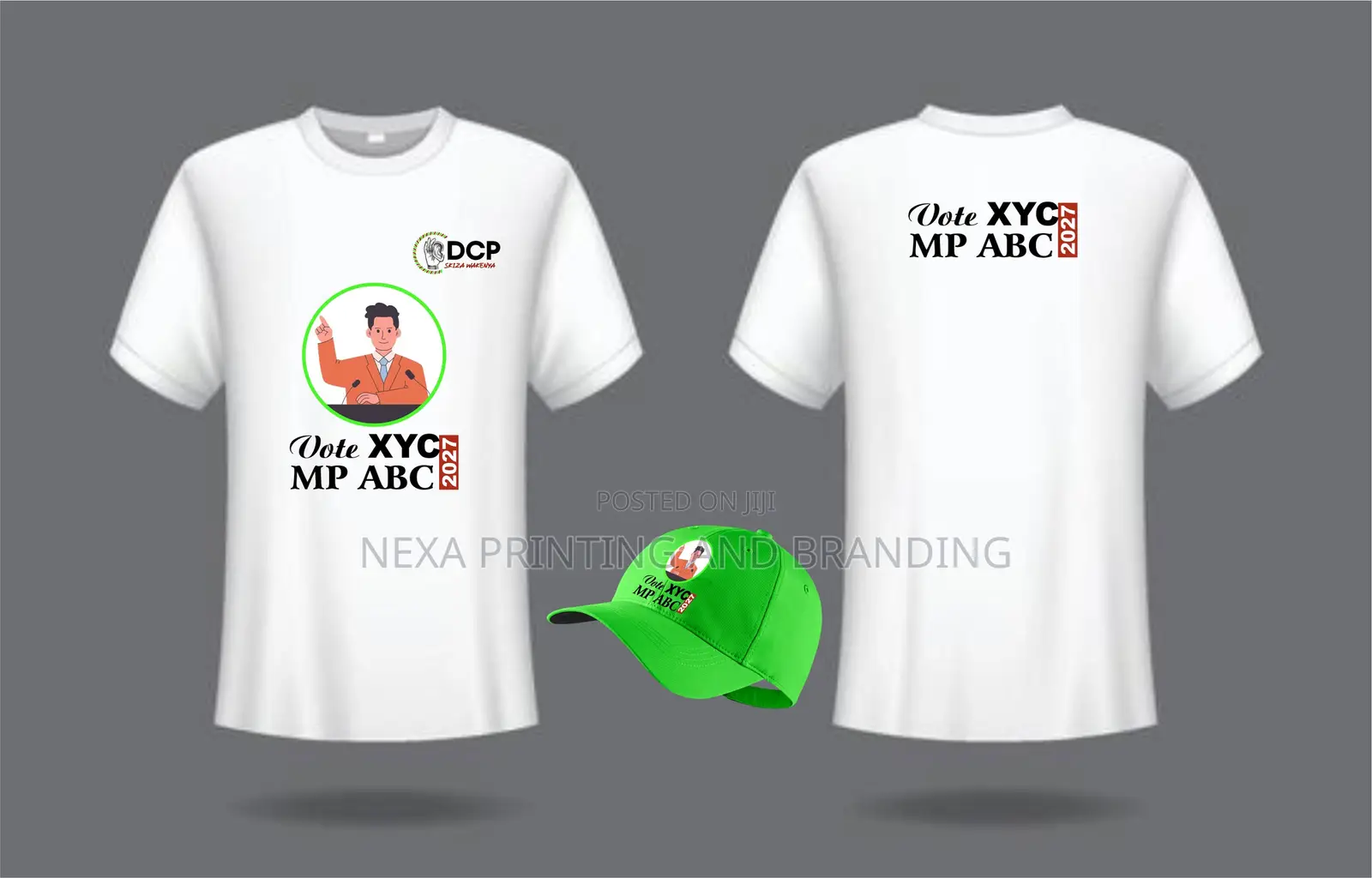DCP T-Shirts and Caps for 2027 Campaigns
