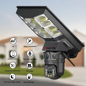 3 in 1 Solar Powered CCTV and Street Lights