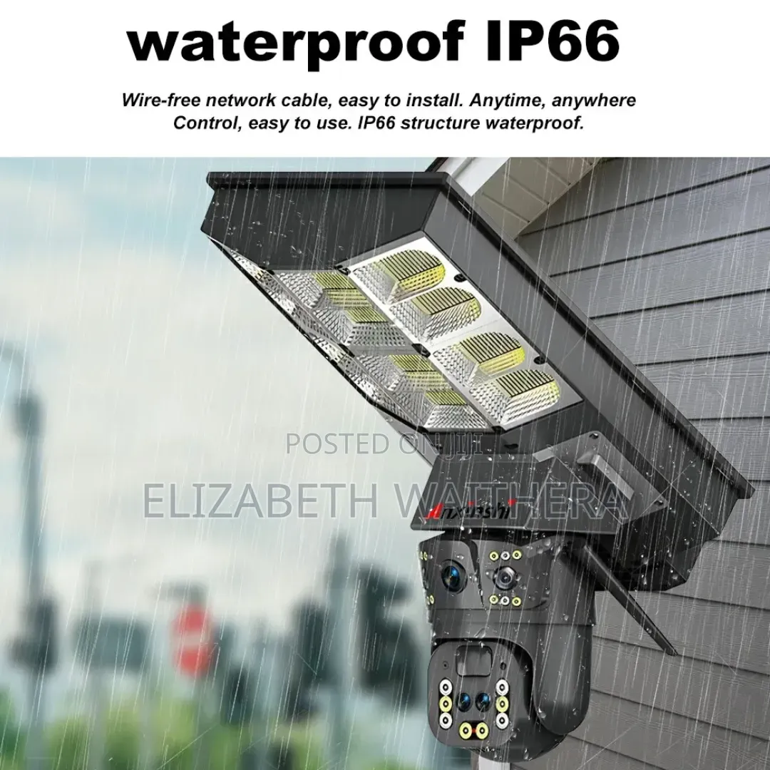 3 in 1 Solar Powered CCTV and Street Lights
