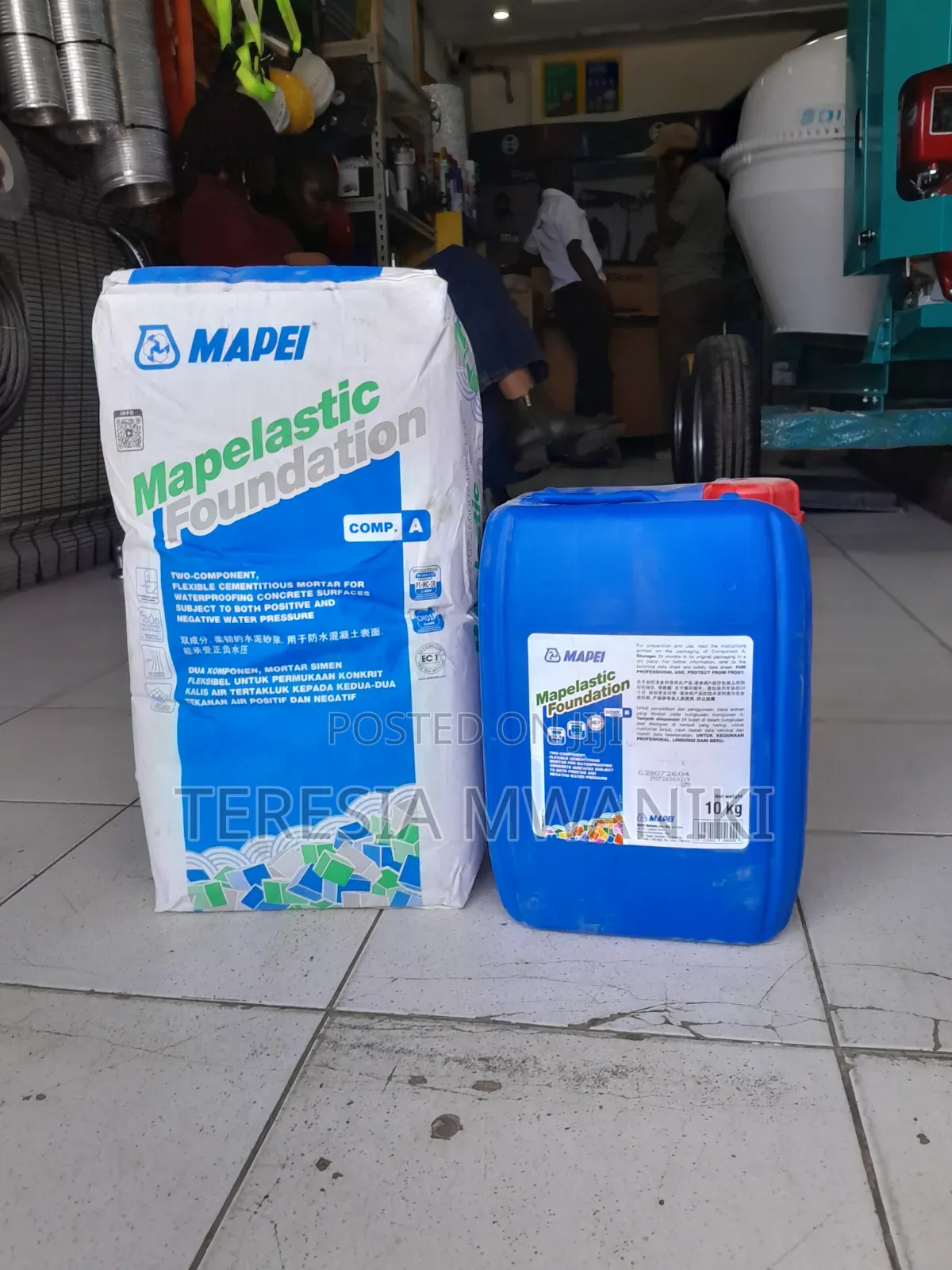 Part a and B Mapelastic Foundation [ Mapei]