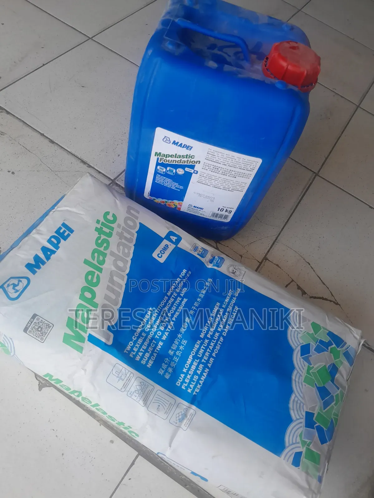 Part a and B Mapelastic Foundation [ Mapei]