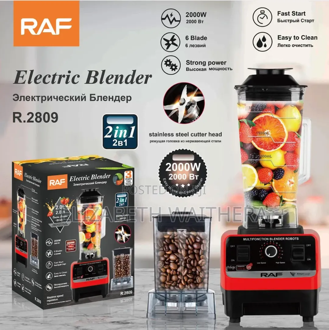 2 in 1 Raf Electric Blender
