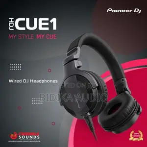 Pioneer DJ HDJ-CUE1 on-Ear Wired DJ Headphones - Black