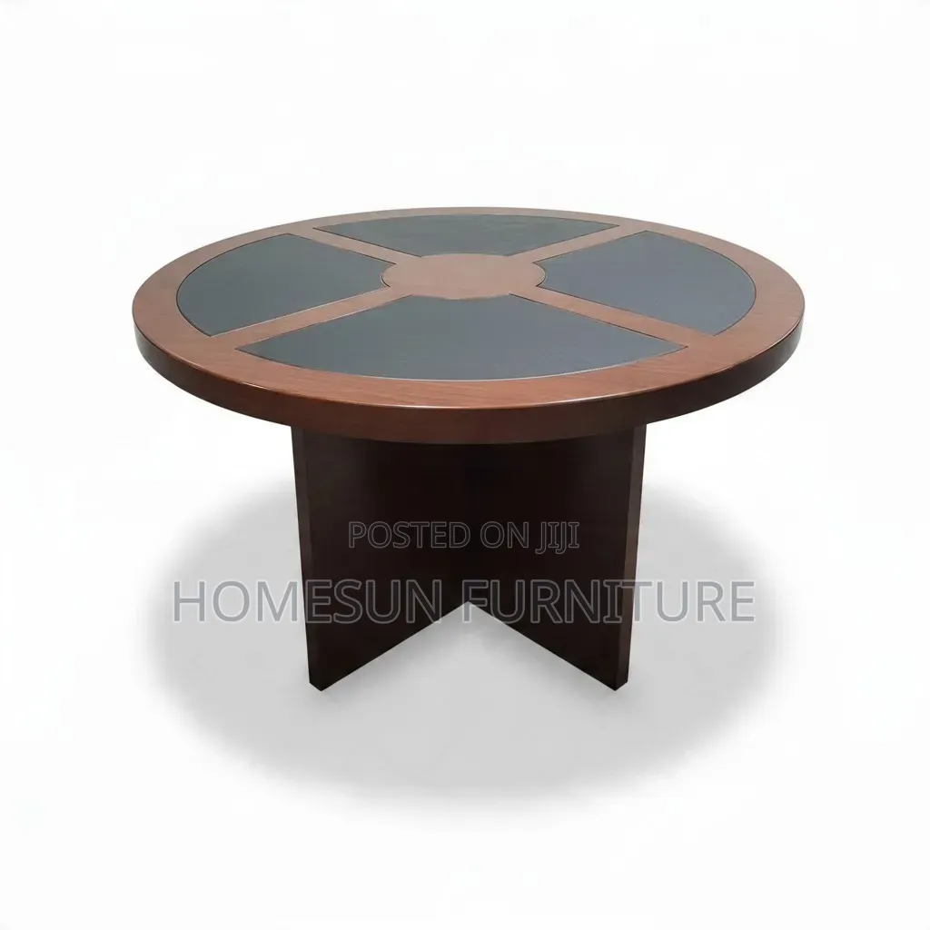 Office Table – Round Wooden Boardroom Meeting Table
