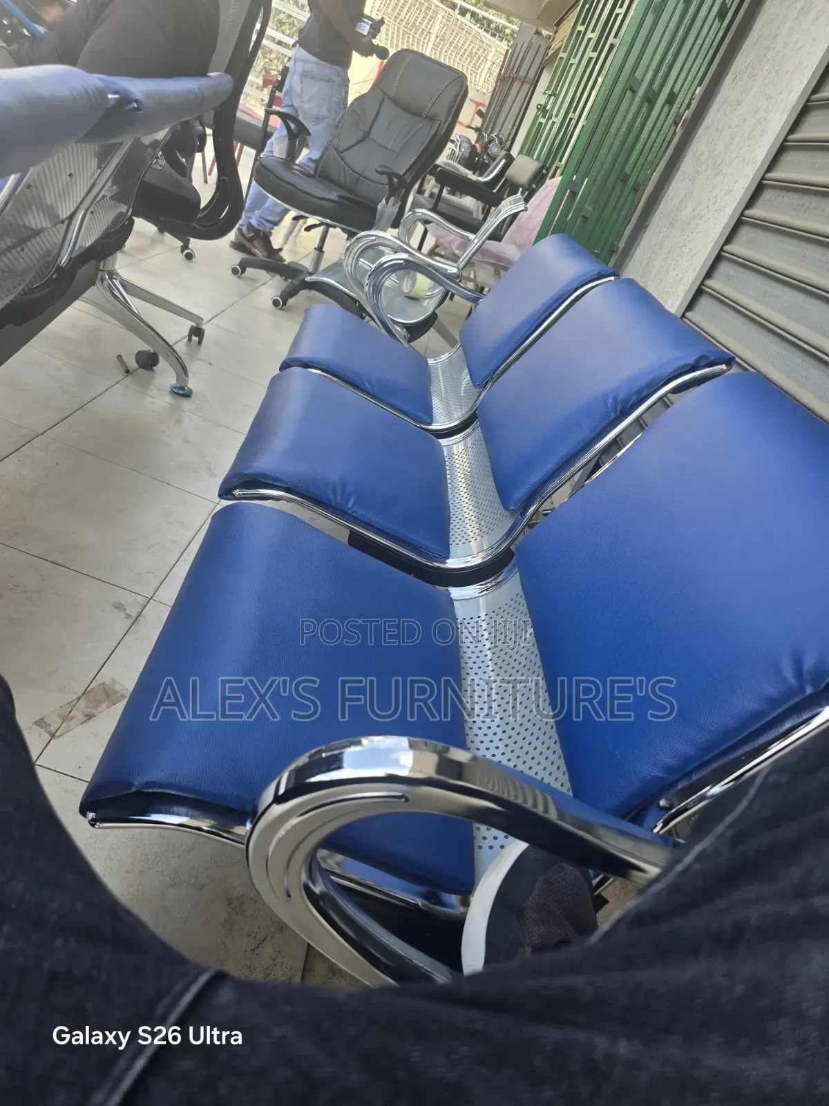 Three Seater Office Sofa Waiting Office Chairs