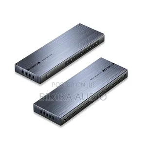 Vention 4K 1×8 HDMI Splitter Black Aluminum Alloy Type AKQBO