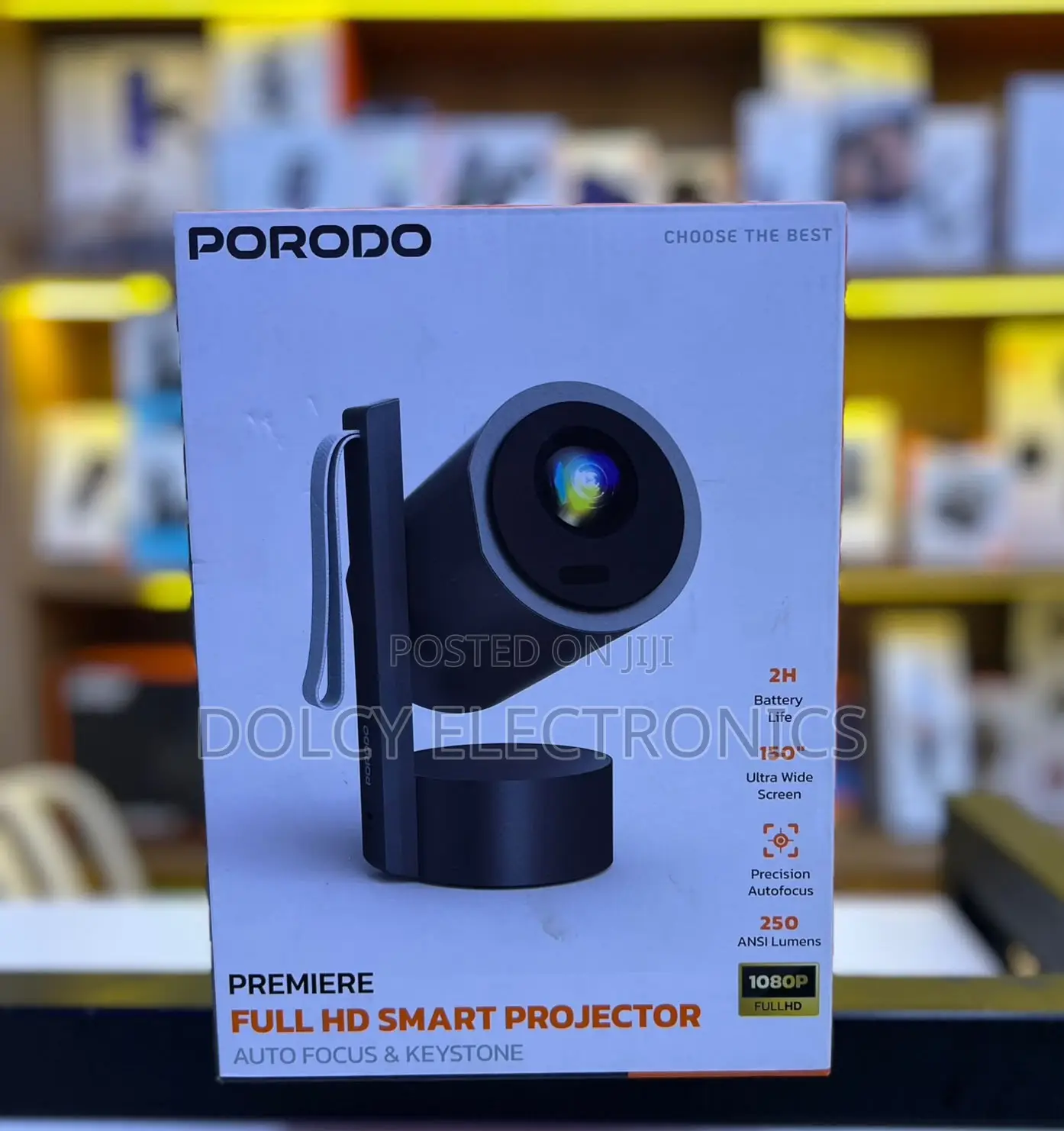 Porodo Premier Full HD Smart Projector