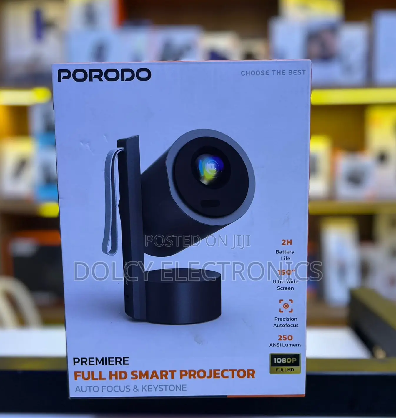 Porodo Premier Full HD Smart Projector