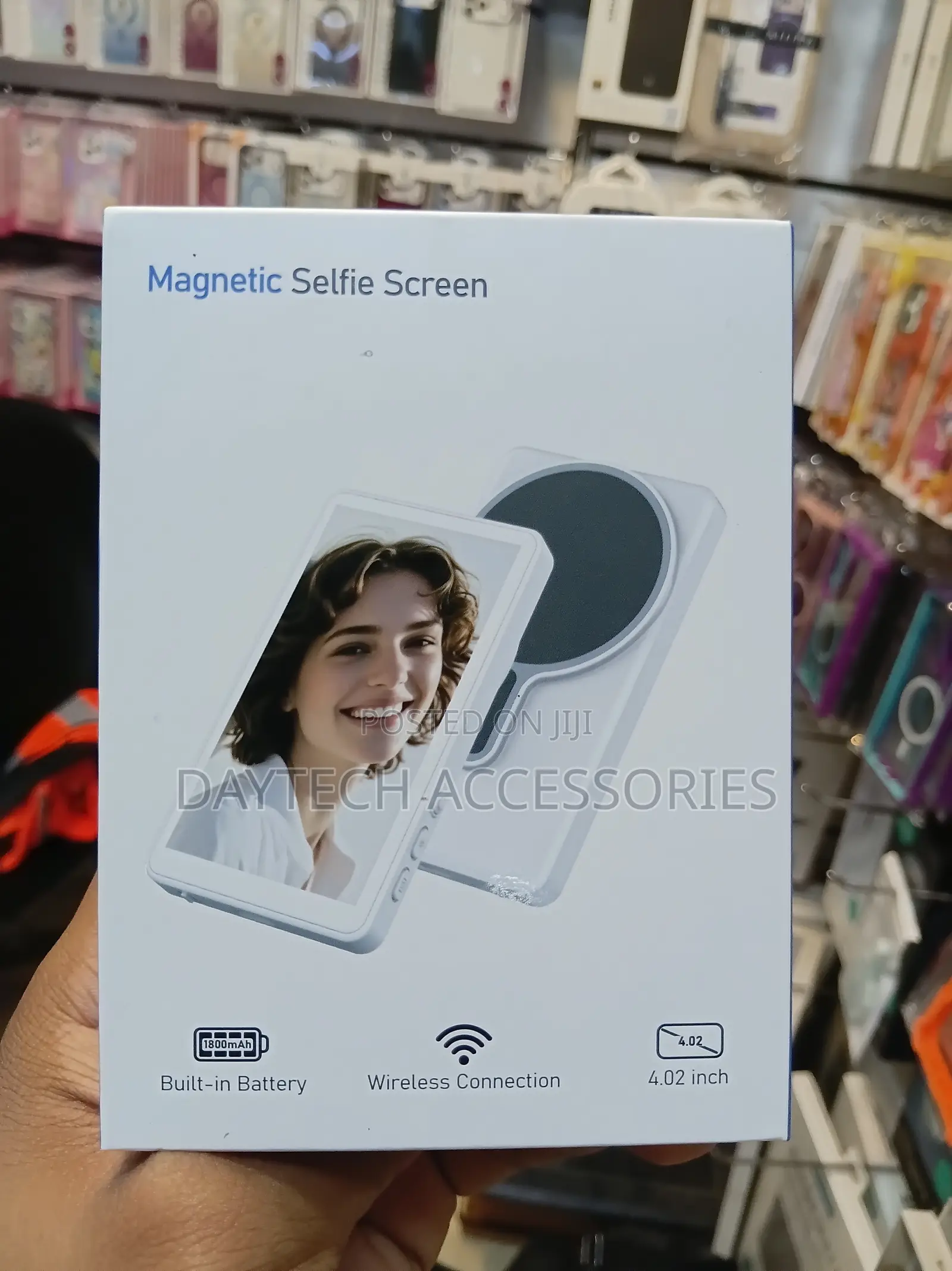 Wireless Magnetic Selfie Screen Magnetic Phone Vlog Monitor Screen.
