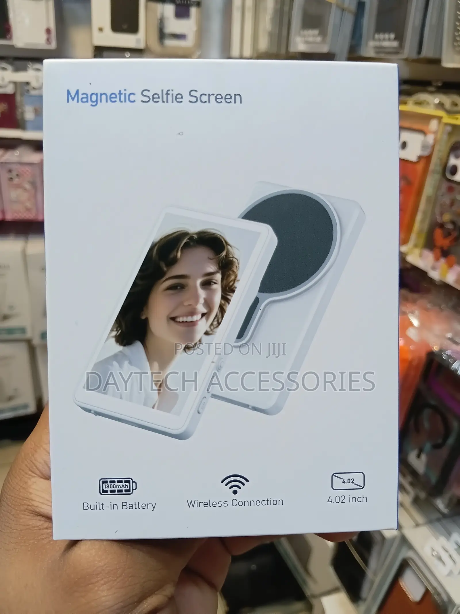 Wireless Magnetic Selfie Screen Magnetic Phone Vlog Monitor Screen.