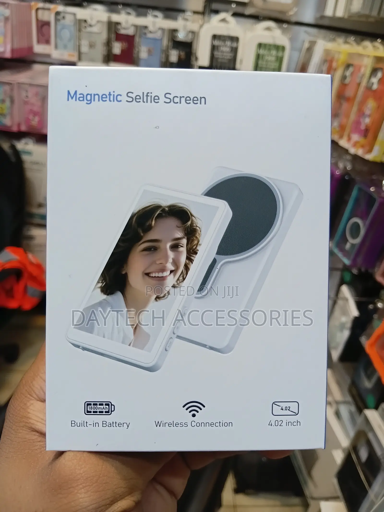 Wireless Magnetic Selfie Screen Magnetic Phone Vlog Monitor Screen.