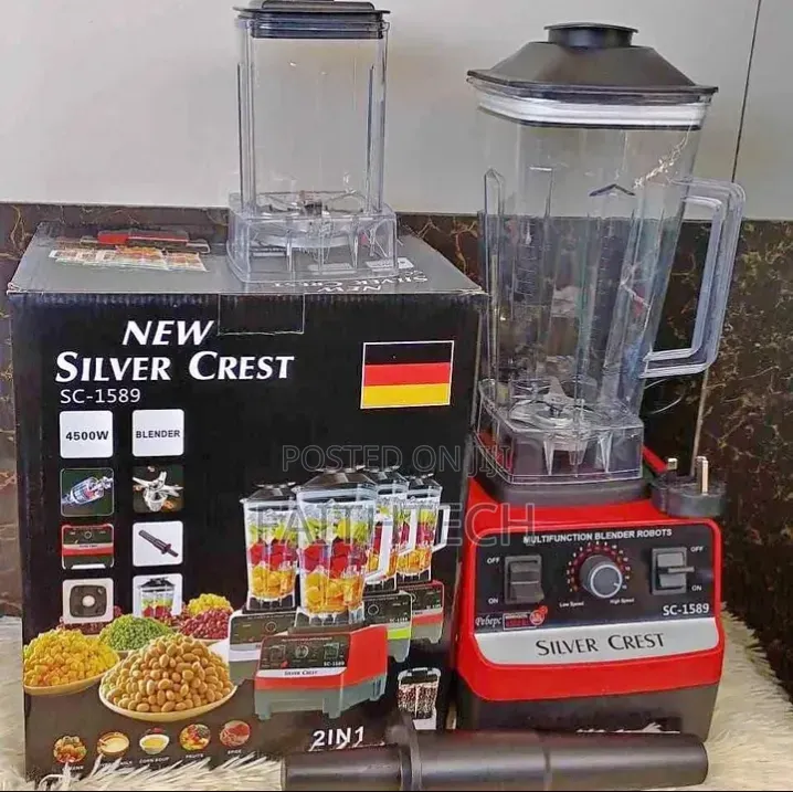 Silver Crest SC-1589 4500W 2-in-1 Heavy Duty Commercial Blender