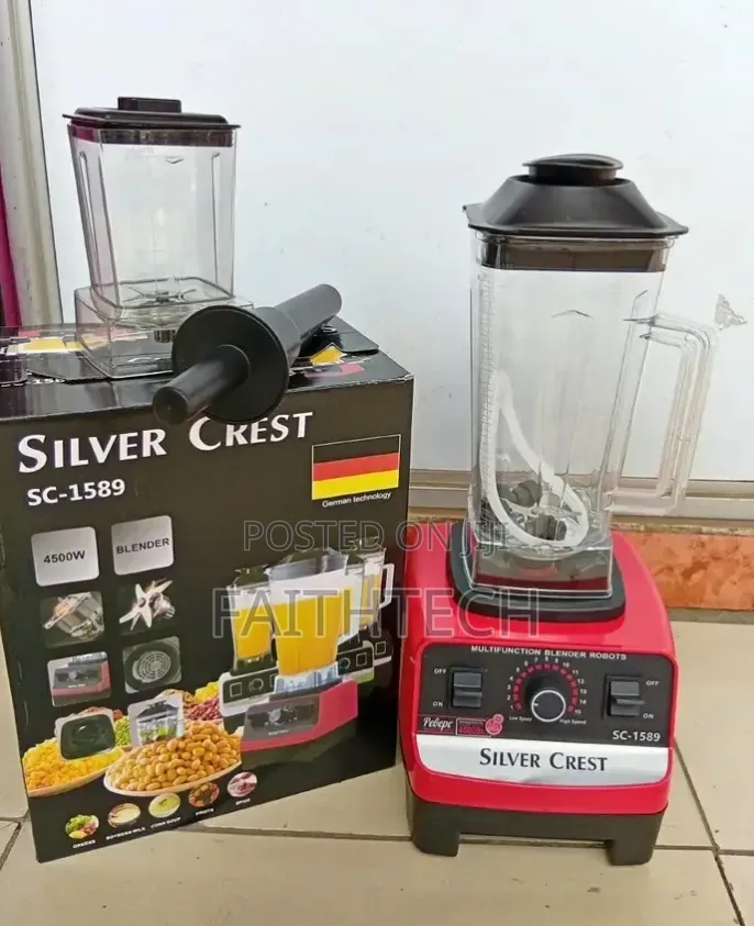 Silver Crest SC-1589 4500W 2-in-1 Heavy Duty Commercial Blender