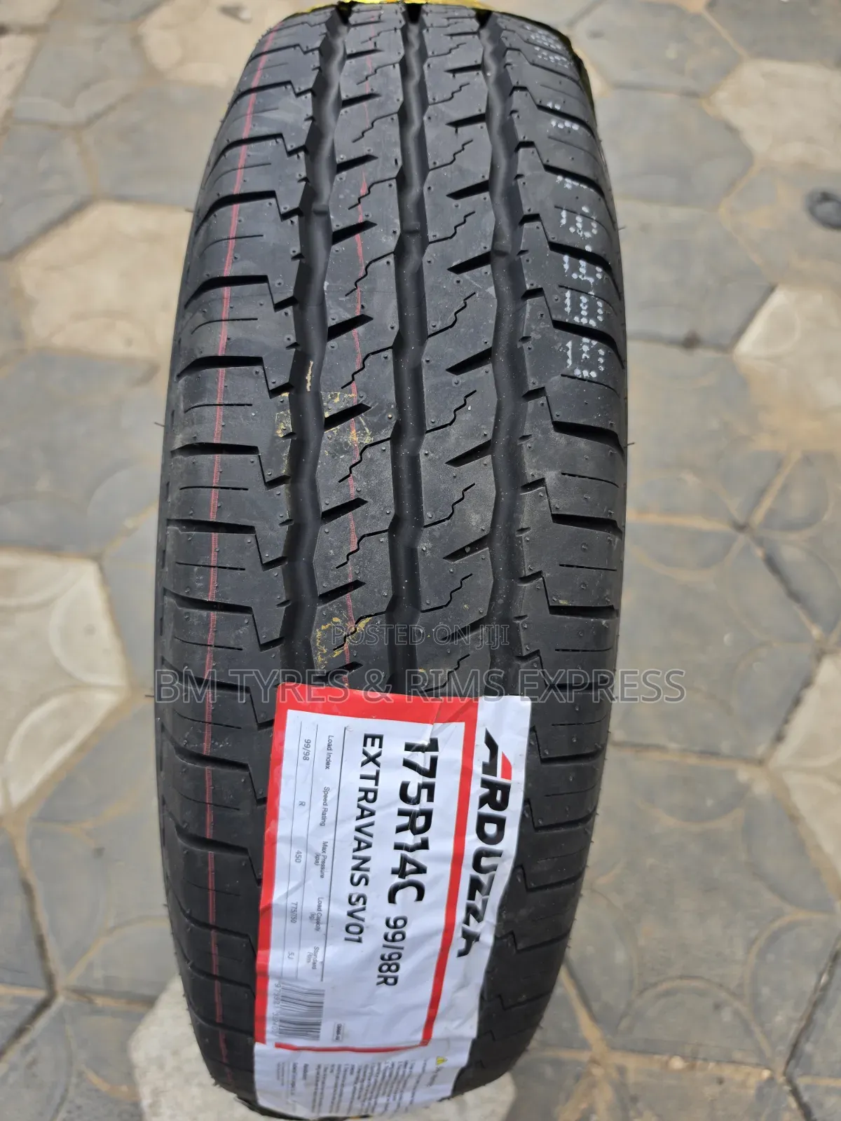 175 R14 Arduzza Tires (Commercial)