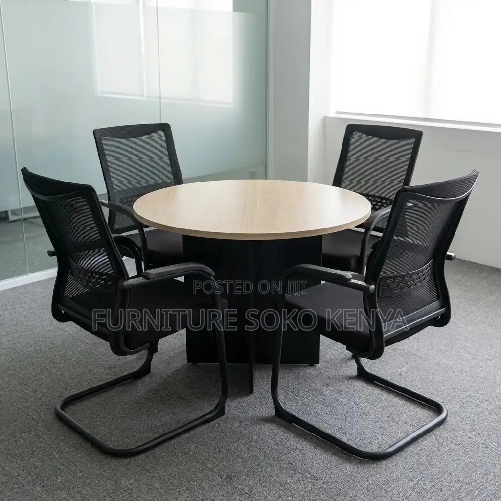 120cm Round Office Table | Staff Meeting Boardroom Table