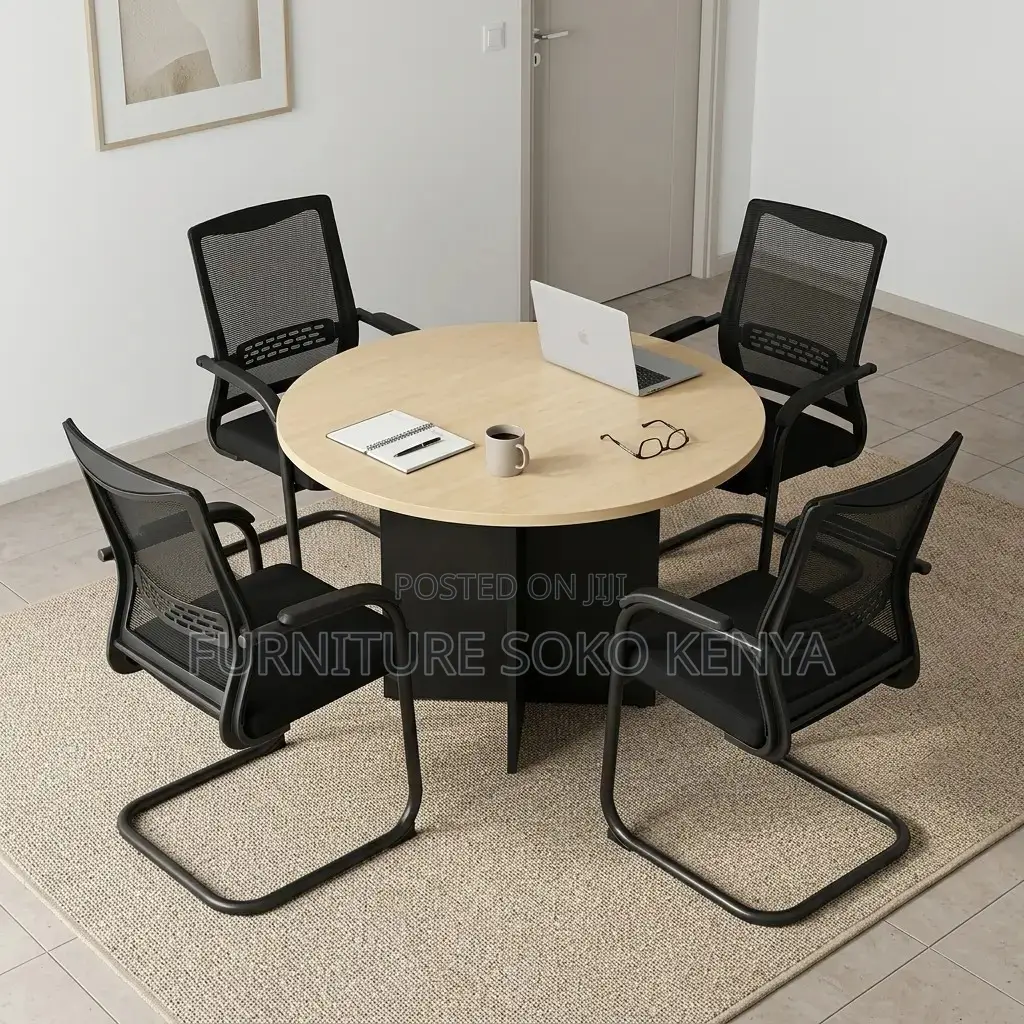 120cm Round Office Table | Staff Meeting Boardroom Table