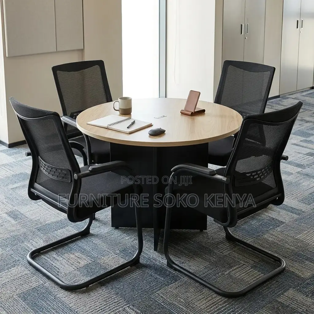 120cm Round Office Table | Staff Meeting Boardroom Table