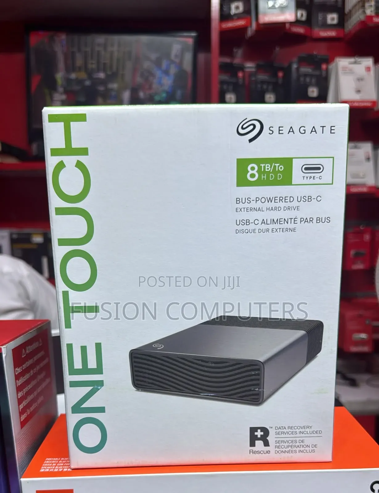 Seagate One Touch Hub 8TB External Hard Drive