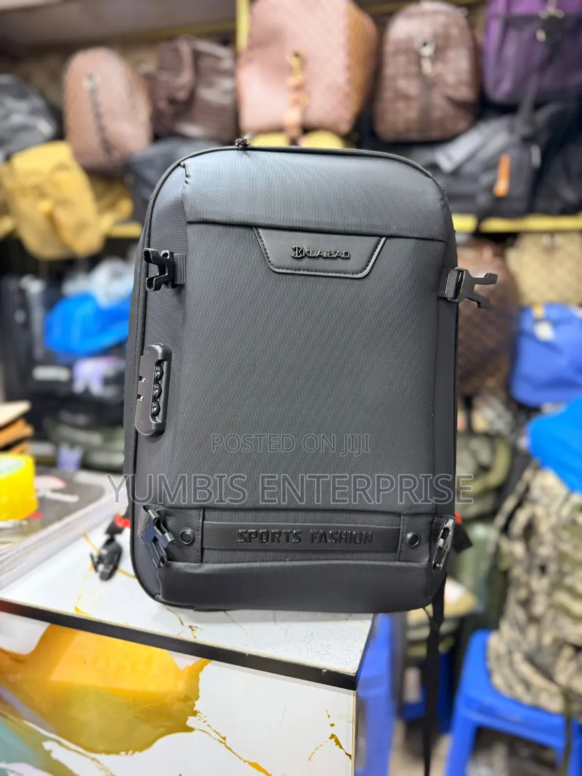 Big Size Black Sports Fashion Laptop Backpacksat  