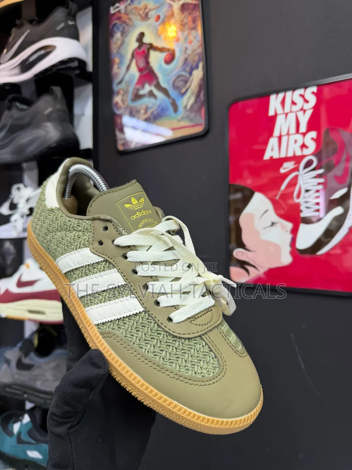 Adidas Samba OG Crochet Pack / Knit Pack in "Orbit Green" .