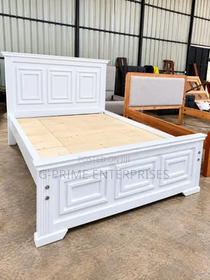 Wooden Panel Bed