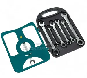Ratchet Combination Spanners Set CrV Oushida 7pcs Rachet Wrenches