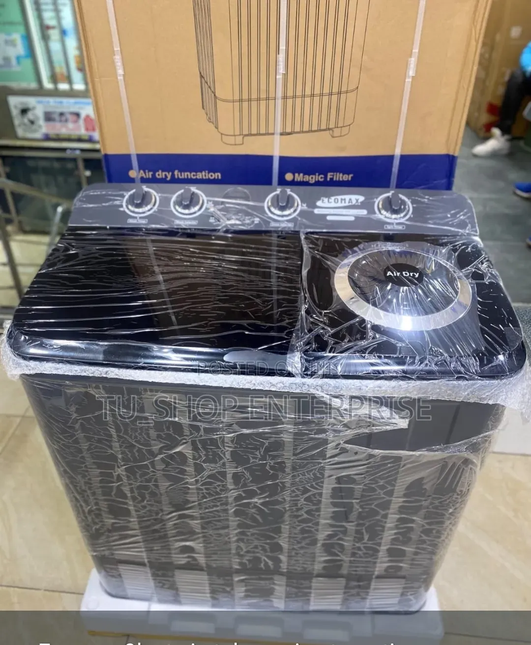 Ecomax 9kg Twin Tub Semi Automatic Washing