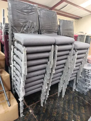 Church Chair Gray, Stackable