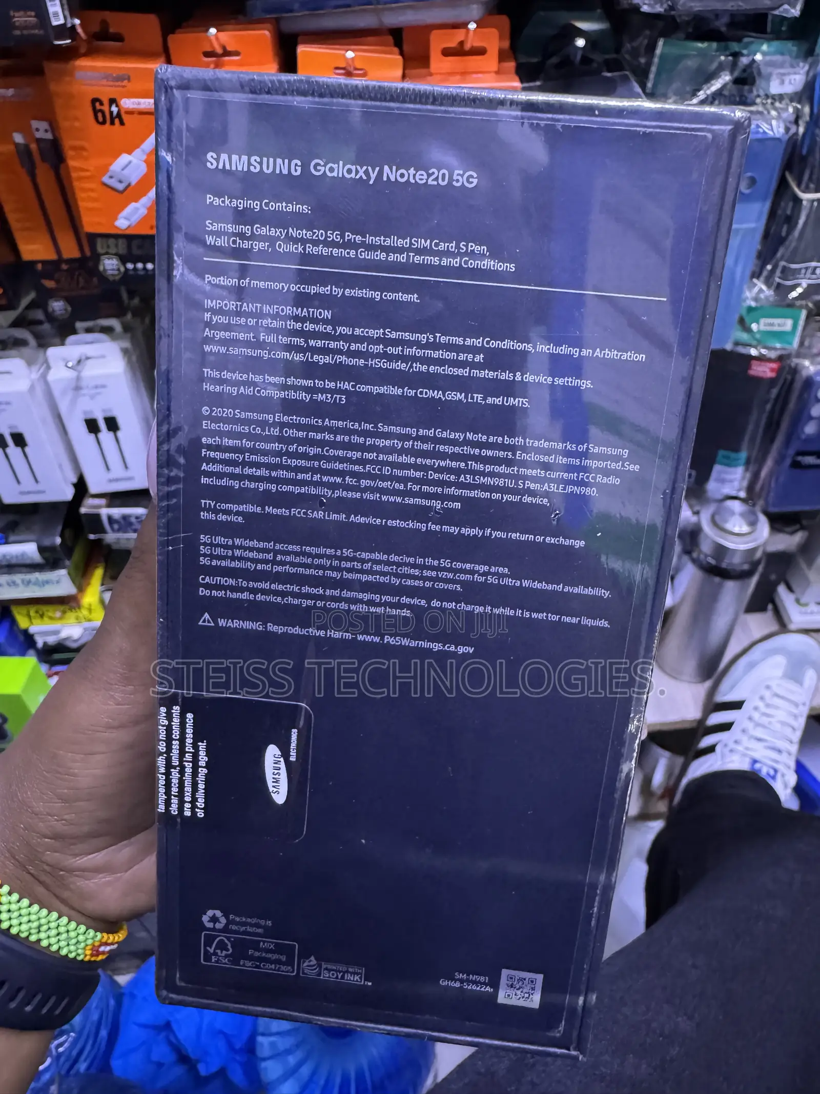 New Samsung Galaxy Note 20 5G 256 GB Green