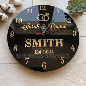 Custom Made Acrylic Wall Clock