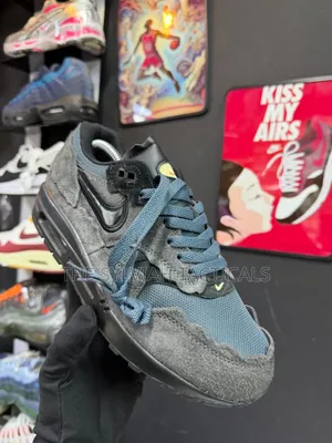 Nike Air Max 1 Protection Pack in the Black and Dark Grey. Sizes
