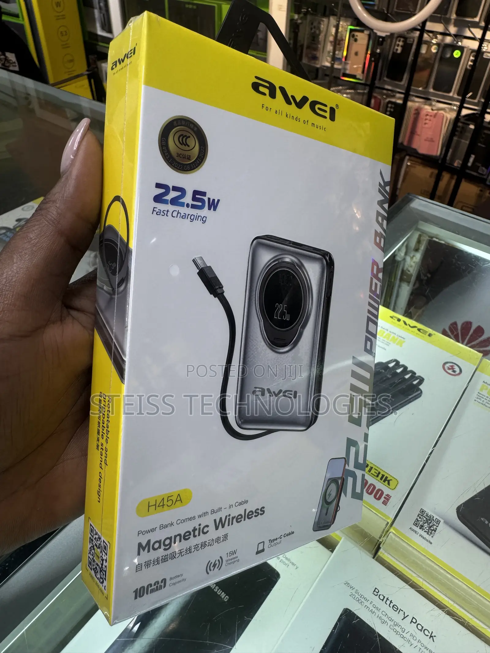 Awei Magnetic Wireless Powerbank