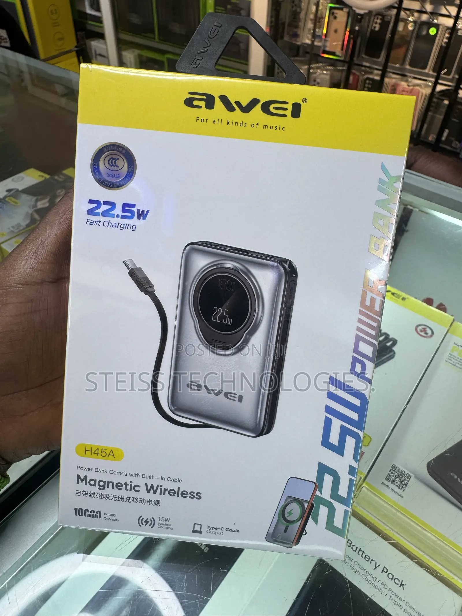Awei Magnetic Wireless Powerbank