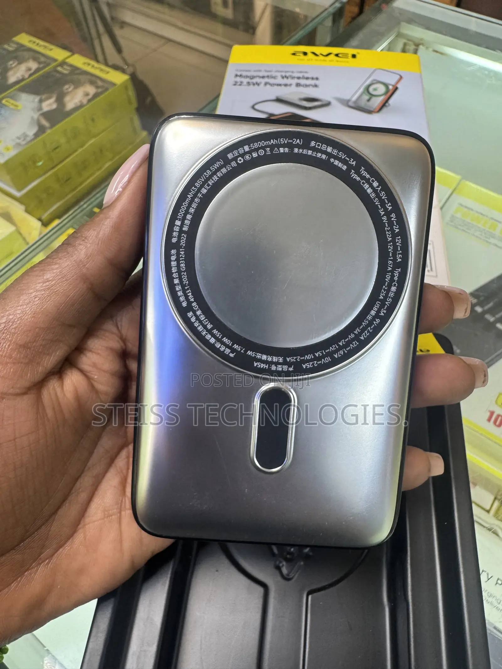 Awei Magnetic Wireless Powerbank