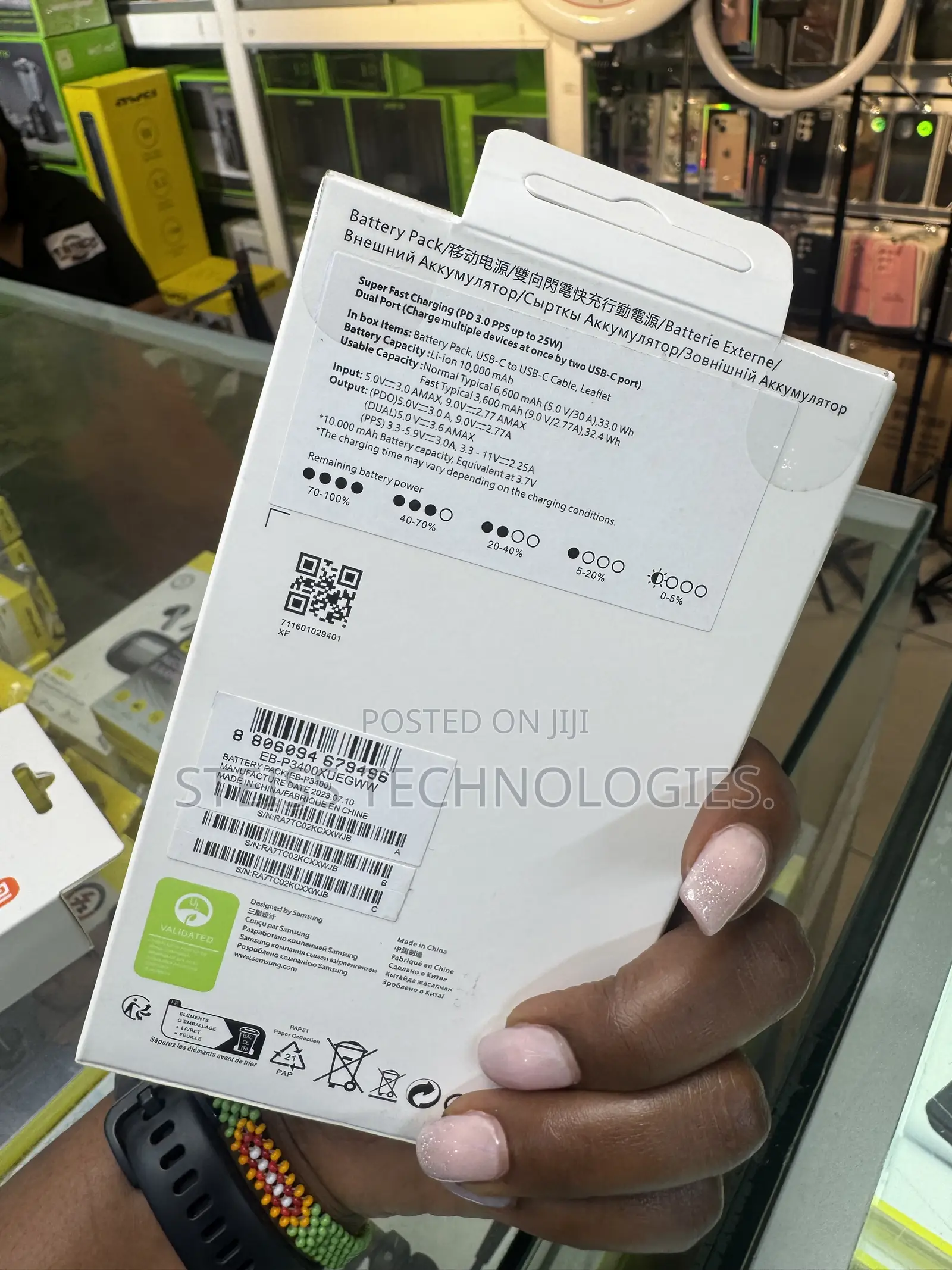 25w 10000mah Superfast Samsung Powerbank