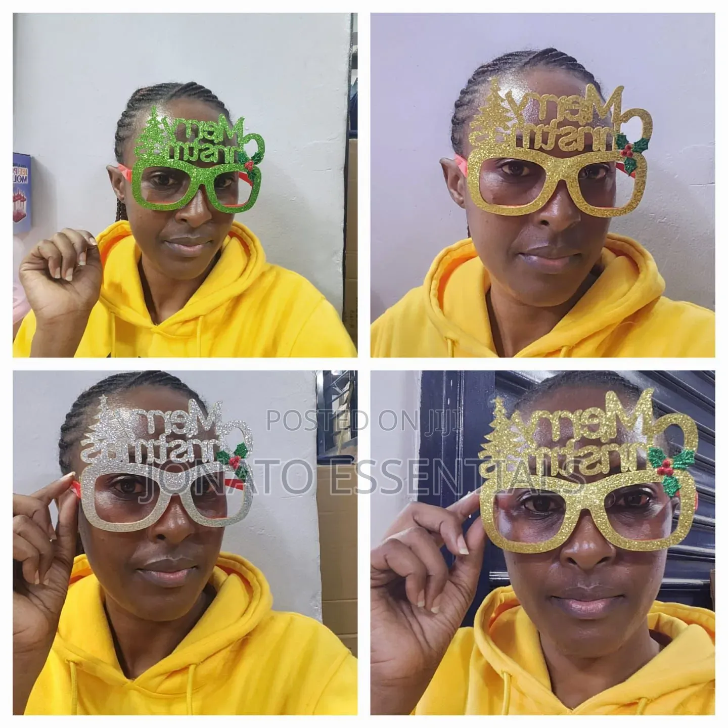 Christmas Glasses, Fun Party Props, Festive Eyewear