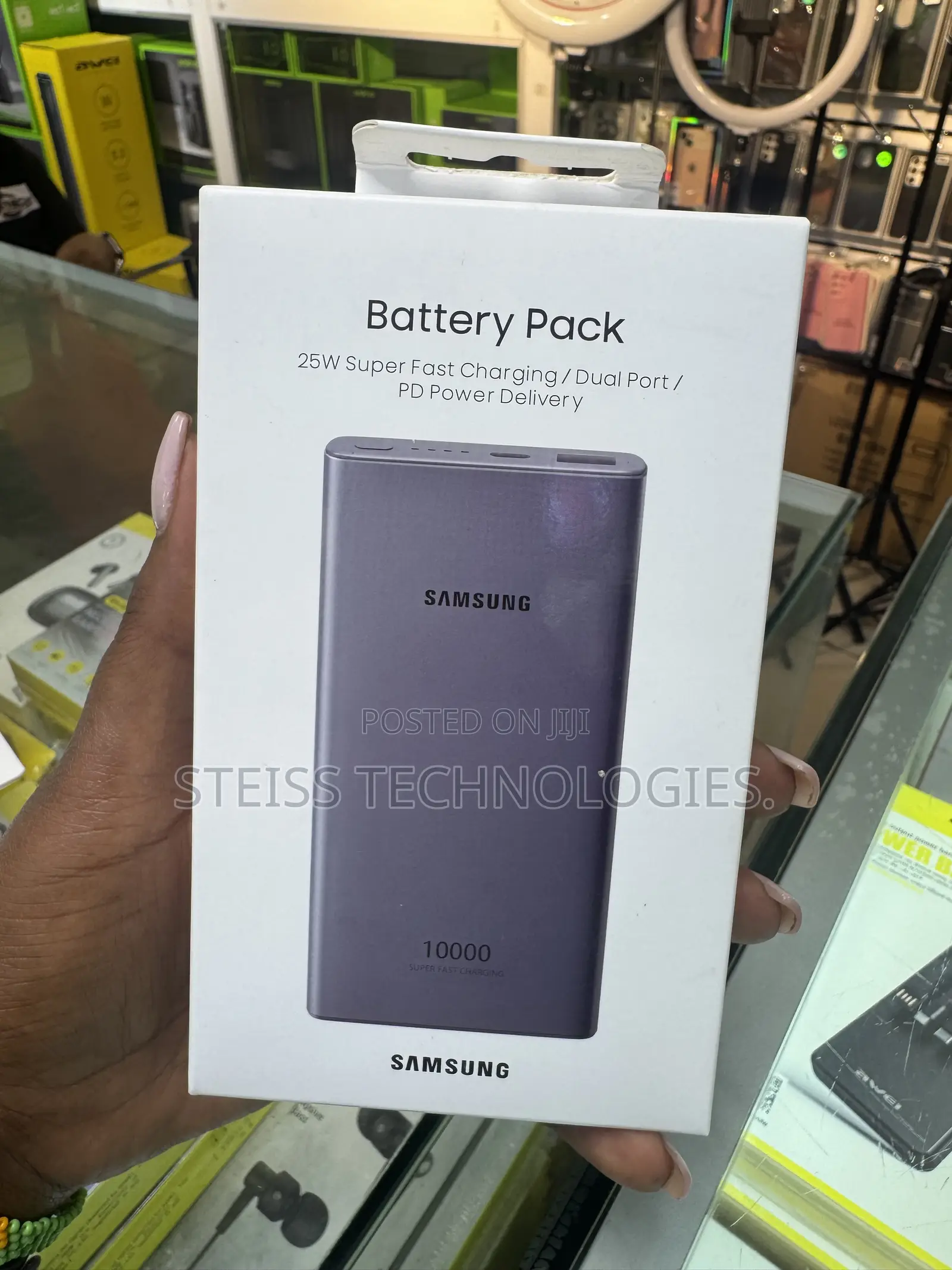 Samsung-10000mah(25w) Portable Powerbank.