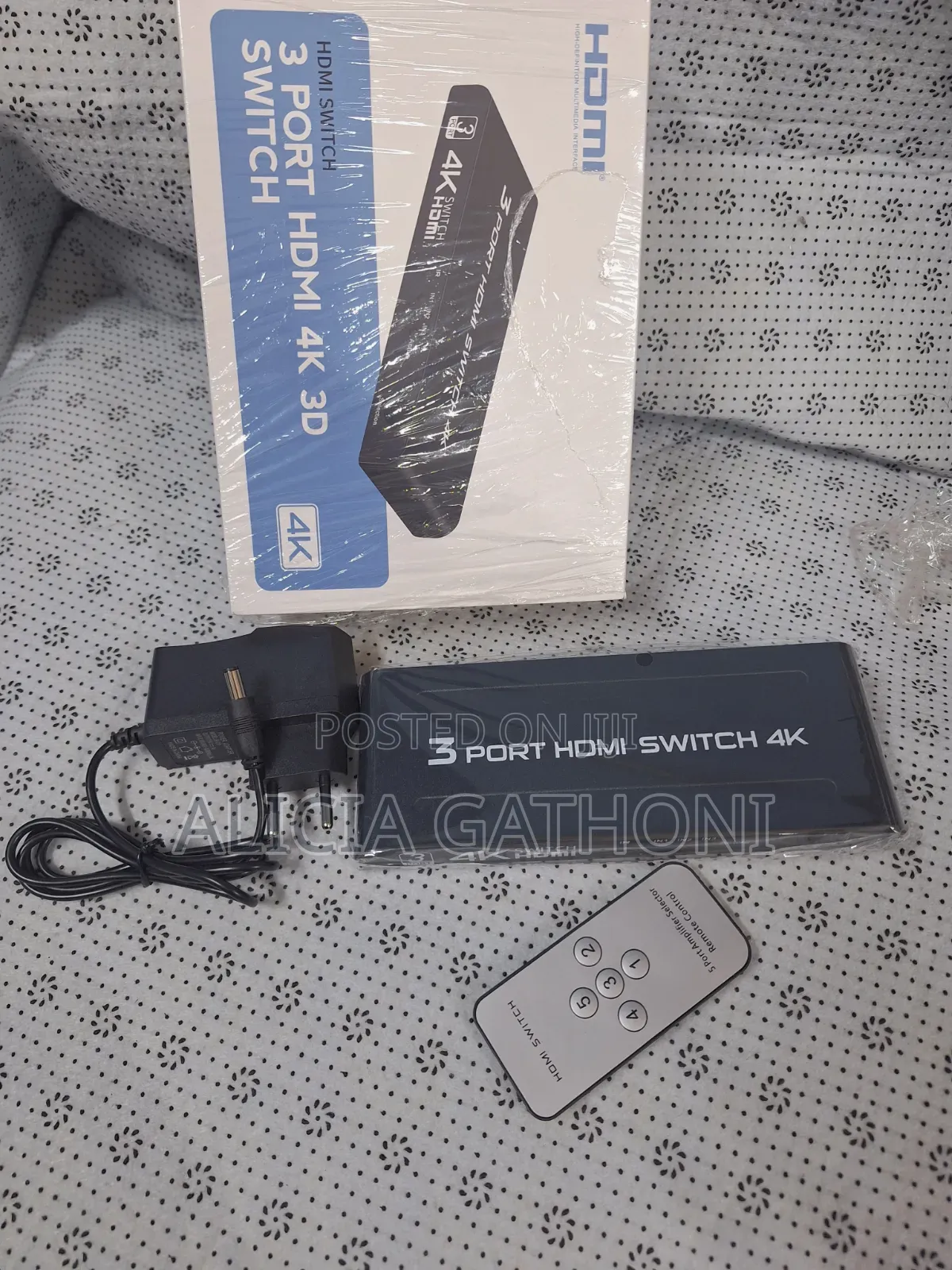3port HDMI Switch With Power Adapter