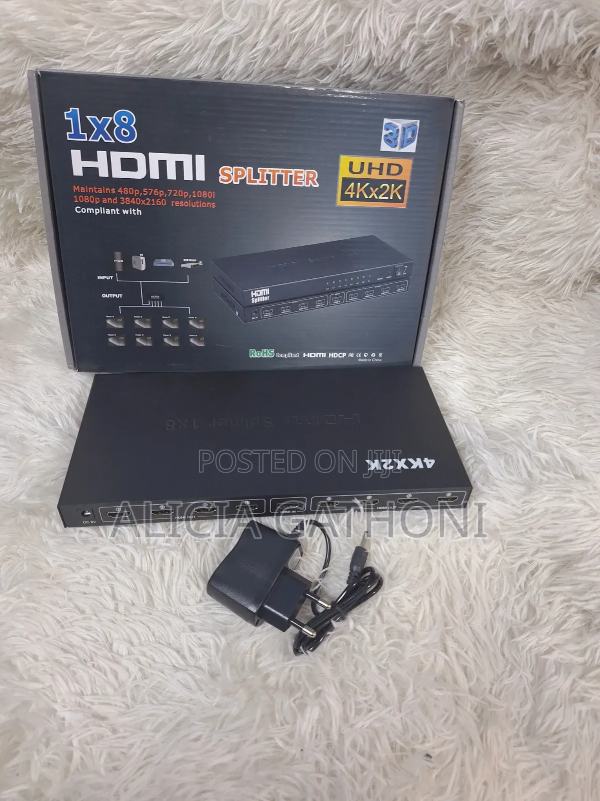 8port HDMI Splitter 1x8