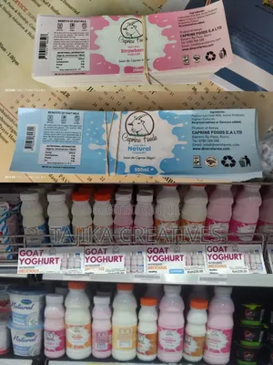 Yoghurt Sticker Labels