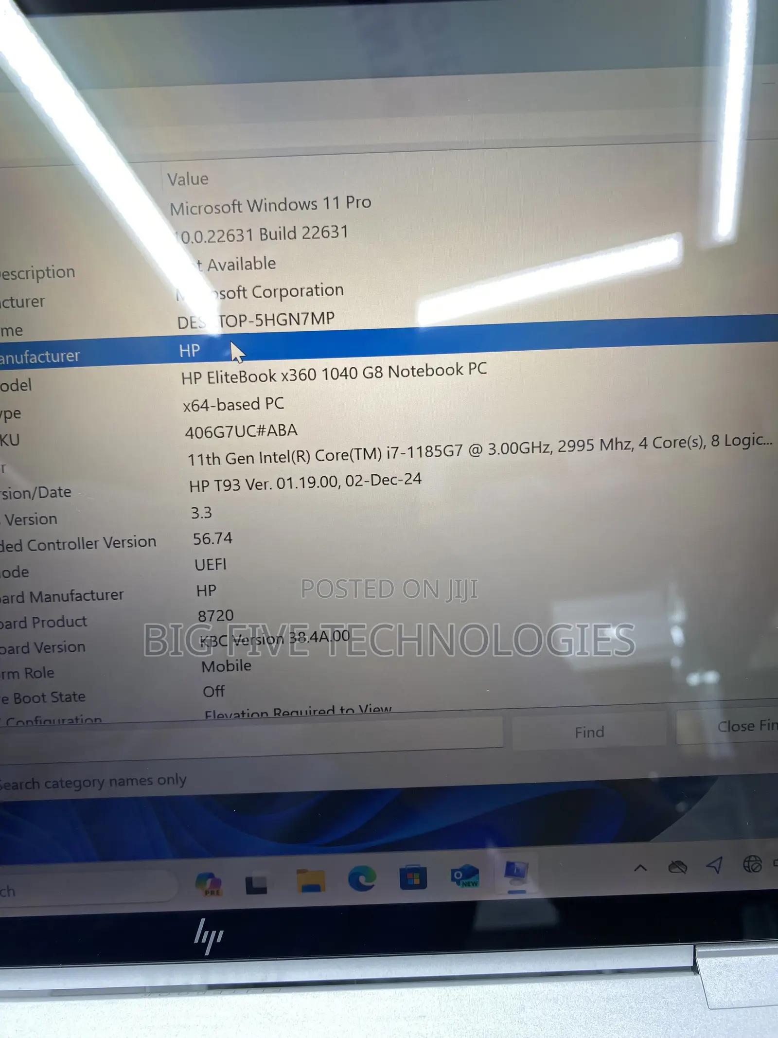 Laptop HP EliteBook 1040 G6 32GB Intel Core i7 SSD 512GB