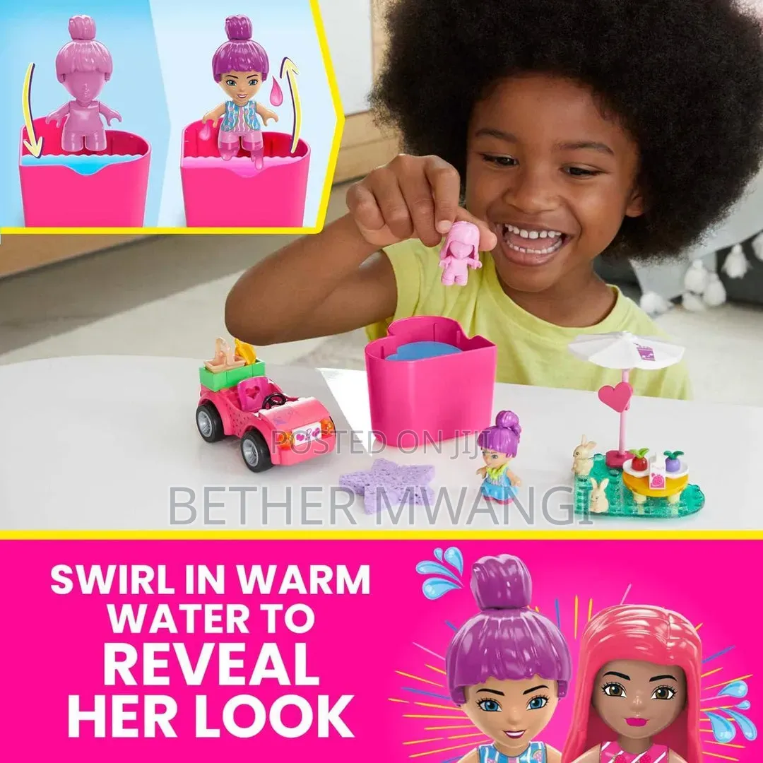Mega Barbie Colour Reveal Convertible Road Trip
