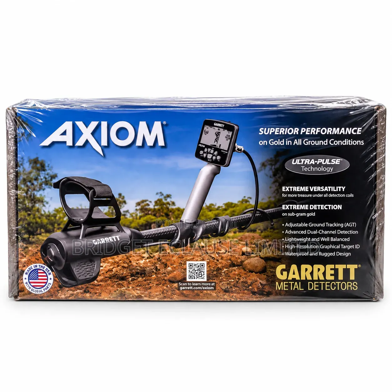 Garrett Axiom Gold Detector Regular -Full Box