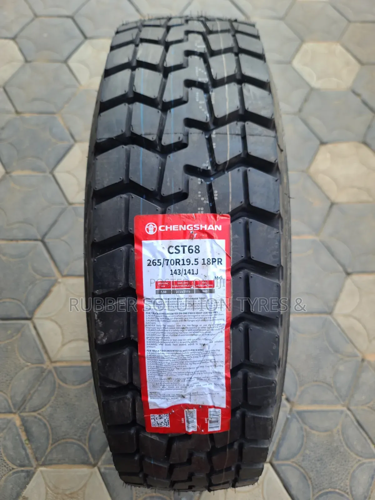 265 /70 R19.5 Chengshan Tyres Cst68 18pr