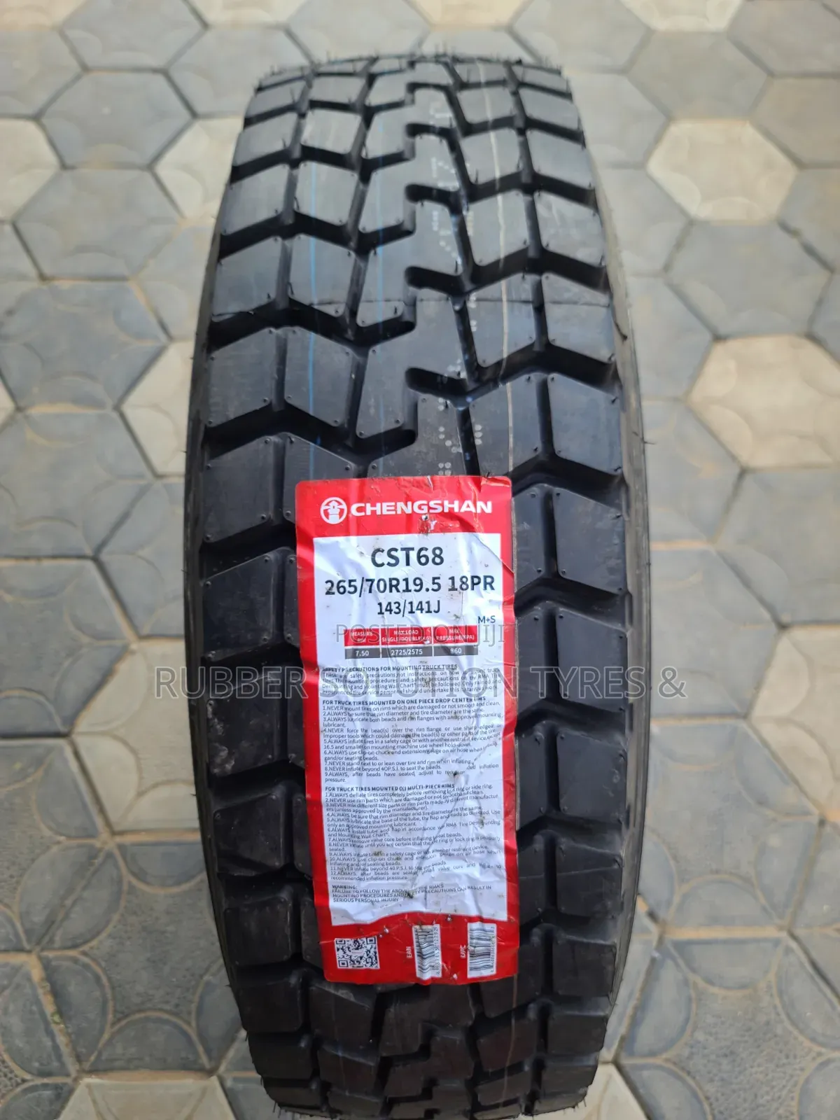 265 /70 R19.5 Chengshan Tyres Cst68 18pr