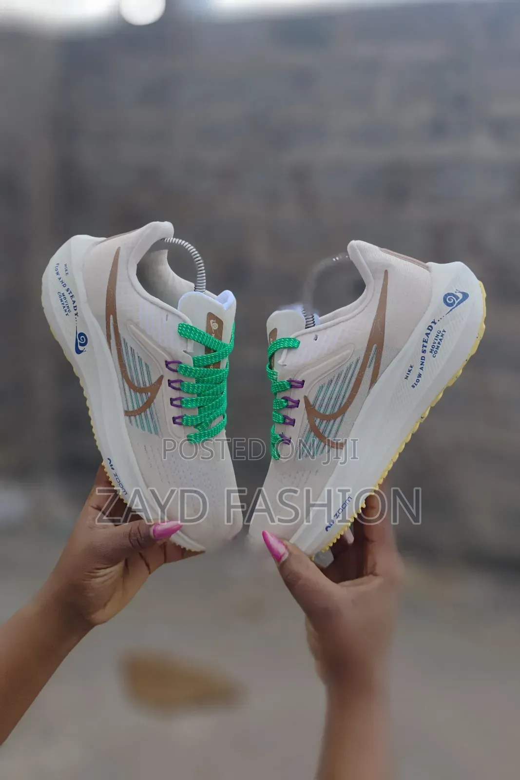 ACG Pegasus Trail Running Shoes Beige Green